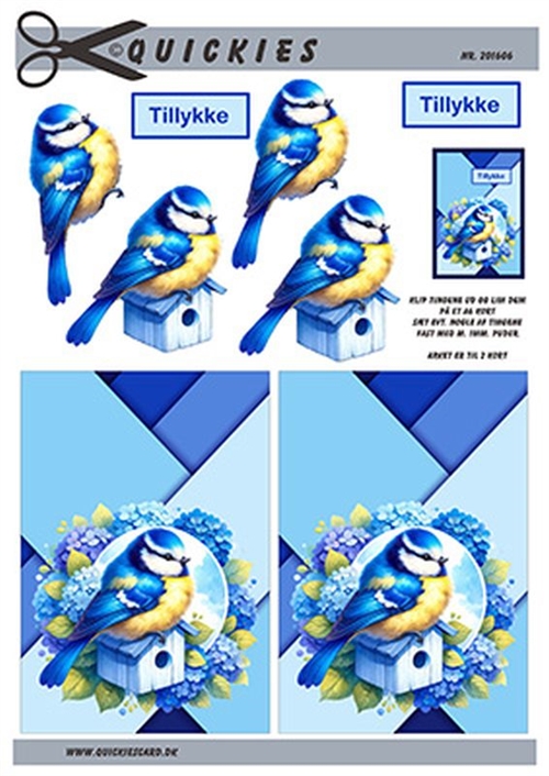 3D Blåmejse